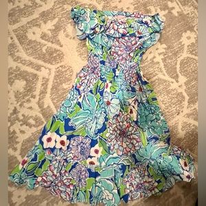 Lily Pulitzer strapless mini dress